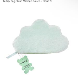 ✨4 for $20 | The Creme Shop | Cloud 9 Teddy Plush Makeup Bag - Mint Green